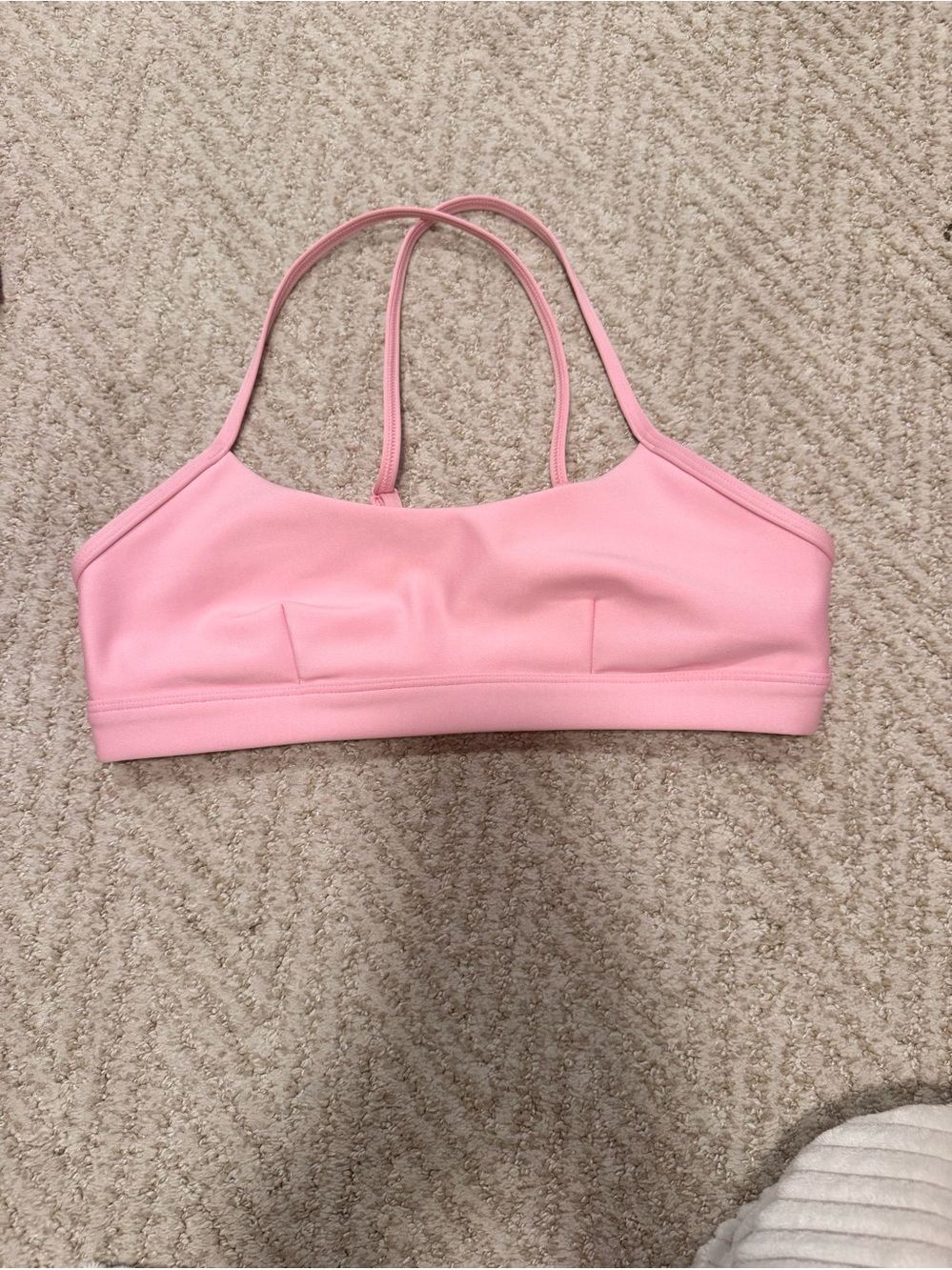 Alo pink sports bra